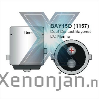 BAY15D P21/5W 1157 canbus led 2 jaar garantie 900 lumen rood