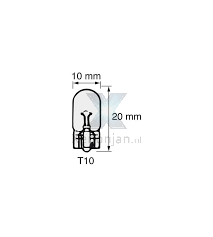 T10 oranje led (18SMD) Power Led Canbus 2 jaar garantie